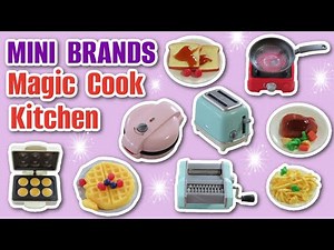 Trying the NEW Mini Brands Magic Cook Kitchen Appliances!