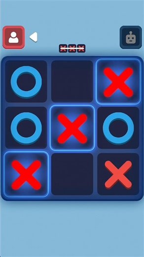 Tic Tac Toe Unbeatable AI Mind Trick 🤯 Can You Win This? #Shorts