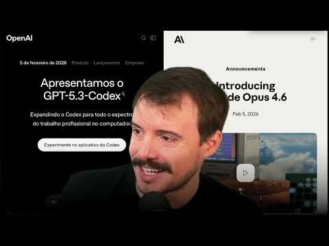 Opus 4.6 vs. Chat GPT 5.3 (coloquei os dois a prova)