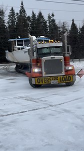 Cory bring to the shop Bobby Richardson’s 46’ x17’8” Osmond for winter maintenance | Tim Toppin