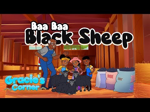 Baa Baa Black Sheep | Counting with Gracie’s Corner | Nursery Rhymes + Kids Songs