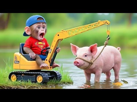 Baby BoBo Monkey Colorful Adventure - Cute Monkey Explores the World | Baby BoBo Monkey Life