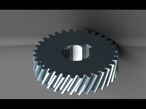 Involute Helical Gear:- Creo Parametric 3.0