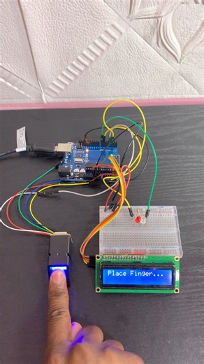 9K views · 36 reactions | Fingerprint Scanner & LED Status with Arduino | Upload Ideas with Itamar | Facebook