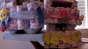 How to Make a Diaper Stroller Cake