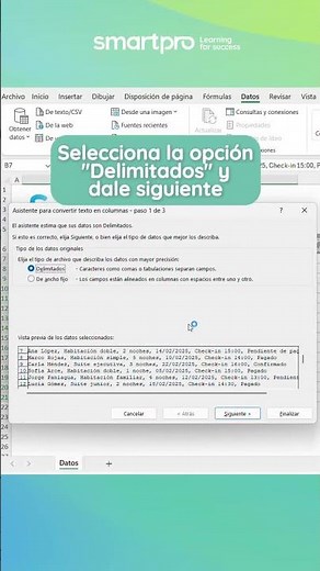Cómo separar texto en columnas en Excel (truco fácil) 👀🔥