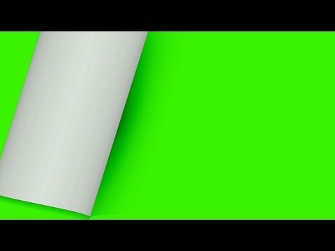 Turning Page Transition Green Screen Animation Effects HD video No Copyright