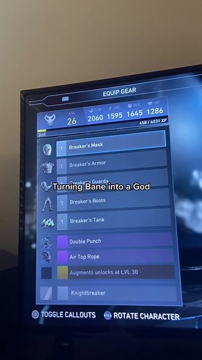 Transforming Bane with Godly Powers