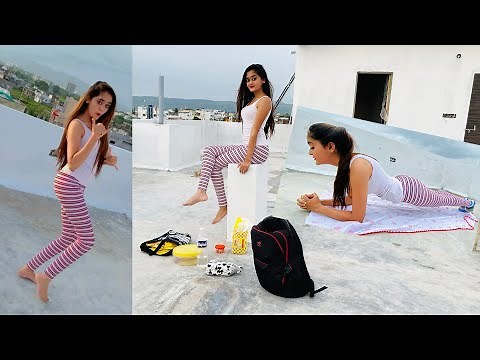 🤪OMG!!! Living On Terrace For 24 Hours Challenge With only 100Rs | Lots of Fun By Bindass Kavya