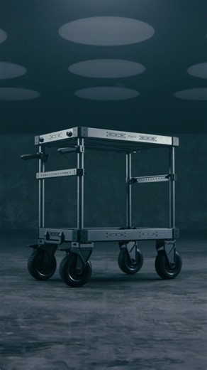 Tilta on Instagram: "Introducing the all-new Tilta Boulder Camera Cart, a rugged and portable workstation built for fast-paced sets and life on the move. Featuring a tool-free quick-release system, the Boulder assembles and breaks down in minutes before collapsing into a secure hard-shell rolling case for effortless transport. Built from durable aluminum with multiple 1/4"-20 and 3/8"-16 mounting points, it adapts to your workflow with monitor arms, tool racks, and other support accessories. The