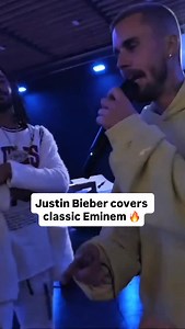 Justin Bieber rapping Eminem’s part of ‘Forgot About Dre’ on stream 🗣️🔥 | Rap Direct