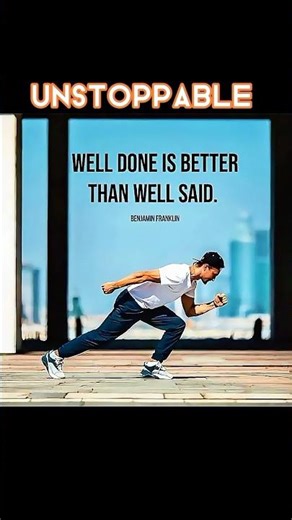 Why Actions Speak Louder Than Words: The Power of Doing #successmindset #shorts #inspiration #quotes