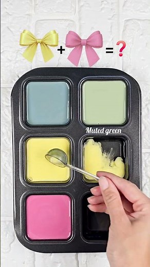 Custom Pastel Color Blend Palette #artshorts #colorconcept #relaxing #colormixingmagic #colormixing