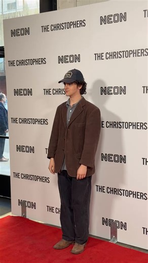 Jack Dylan Grazer arrives at “The Christophers” New York premiere.