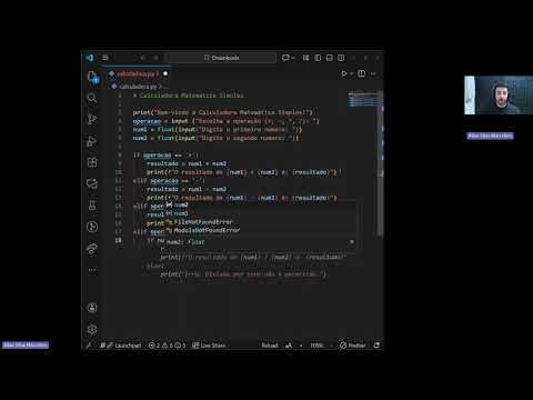 Aula de Calculadora Simples em Python