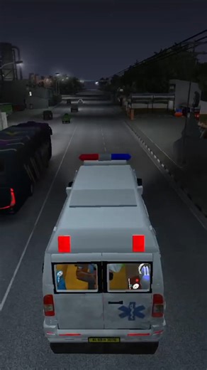 bus simulator indonesia me emergency mod #bussid #ambulancegames #shorts