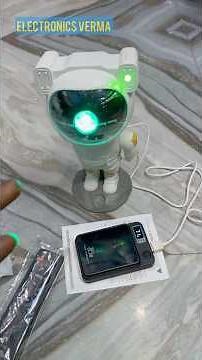 Astronaut Robot Projector Night Light unboxing test | #shorts ￼