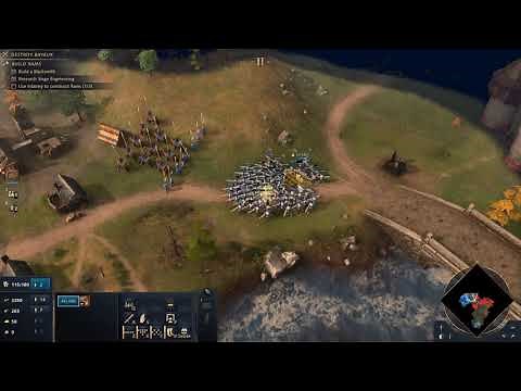 Use Infantry To Construct Rams - Age of Empire 4