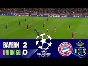 BAYERN MUNICH vs UNION ST GILLOISE 2-0 | 2026 Champions League | Match Highlights