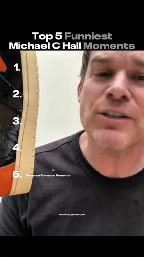 Dexter on Instagram: "TOP 5 FUNNIEST MICHEAL C HALL MOMENTS || edited by @top5celebrityclips on tiktok. . . . #dexter #dextermorganedits #tonightsthenight #brainmoser"