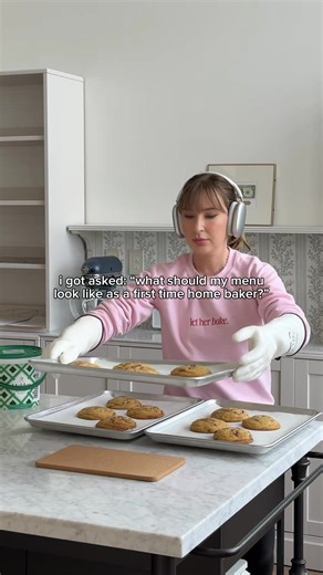 as a first time home baker looking to sell your bakes, i recommend starting your menu small. 1-2 menu items is all you need early on to get happy customers. my signature item is sourdough, but yours could be homemade cookies, muffins, banana bread or anything you love to bake. but it's smart to have at least one crowd favorite on the menu. like a really good chocolate chip cookie, cinnamon roll, or brownie. i've seen home bakers just bake those and have success. so if you're brand new, keep thin