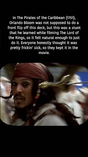 Orlando Bloom’s Unexpected Stunt in THE PIRATES OF THE CARIBBEAN