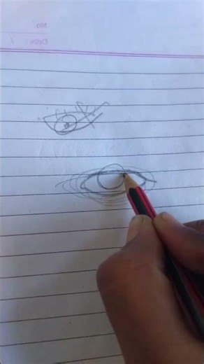 simple eye drawing👀#shorts #drawing #simpleshapes