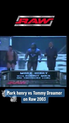 Epic WWE Battle: Mark Henry vs Tommy Dreamer on Raw 2003