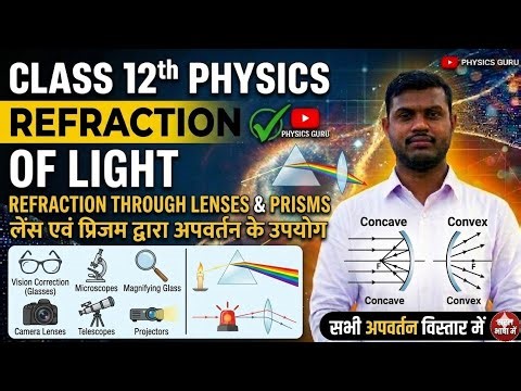 Class 12th physics || optics || Refraction of Light 🚨🕯️ & Snells law #10th #physics 