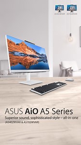 1K views |  Meet the ASUS AiO A5 Series! From epic movie marathons with Dolby® Atmos  to powering through projects with a 13th Gen Intel Core i7 , all on a stunning 23.8-inch FHD NanoEdge display. Perfect for work and play!  Learn More: https://my.asus.click/a5402wv_fb Contact Us: https://my.asus.click/contactsales #ASUSBusiness #A502WV #ASUSMY #ASUSAiOA5 | ASUS | Facebook