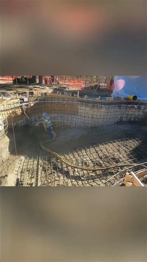 Gunite Pool Construction in San Antonio #shorts