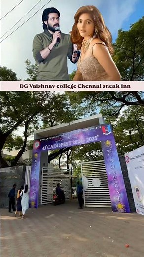 #chennai Topmost Arts and science college Sneak-inn🤔⁉️ | DG Vaishnav college😱🤩