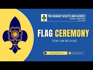 FLAG CEREMONY FOR CUB | THE BHARAT SCOUTS AND GUIDES