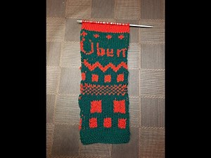 Fair Isle Technik stricken / Colourwork in Vor und Rückreihen # 15