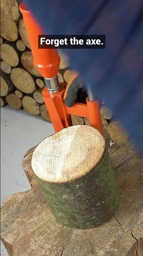 Replace Your Axe with THIS #forestmaster #logsplitter #woodworking