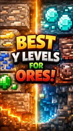 Find Diamonds, Gold & More FAST! ⛏️ Best Y Levels Guide