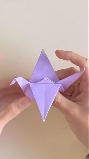 Fold an Origami Crane in 60 Seconds 🕊️ | Easy for Beginners #shorts