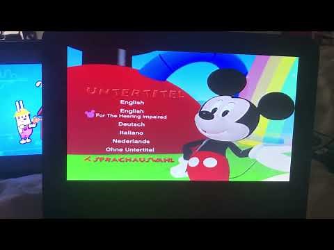Mickey Mouse Clubhouse Mickey’s color adventure DVD menu walk-through 2010 2012 Reprit ￼