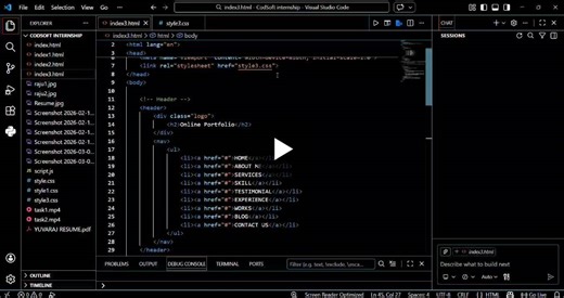 #codsoft #webdevelopment | Yuvaraj JS
