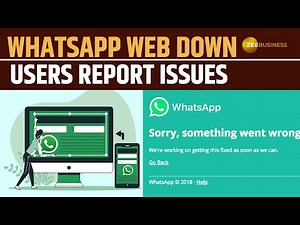 WhatsApp Web Faces Issues, Users Report Outages | WhatsApp