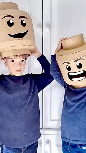 You can’t go past this Lego inspired Cardboard Brickhead costume template & tutorial.