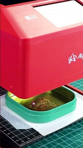Vacía bolsillos metálico grabado lata personalizada con láser 1064 Pixi