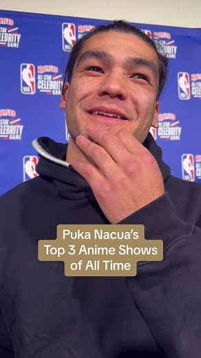 Puka lists his top 3 anime shows of all time 👀 #anime #nbaallstar #nba #basketball #pukanacua #rams #nfl #avatar #lastairbender #avatarthelastairbender #onepunchman #dragonball