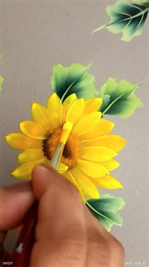 50K views · 2K reactions | Painting Bright Sunflowers | Colors N Shades-The magical Rendering | Facebook