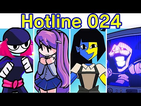 Friday Night Funkin' VS Nikku FULL WEEK | Hotline 024 Medley Update (FNF Mod/Monika/ENA/Majin Sonic)