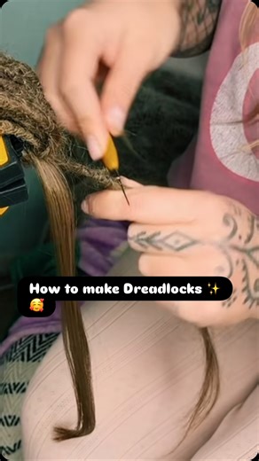 How to make Dreadlocks..🥰✨ #dreadtutorial #dreadtips #dreadjourney #locstutorial #jbdreadwerkstatt #dreadstagram | J.B‘s Dreadwerkstatt
