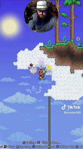 Mustach92 (@mustach92) - Encountering a Wyvern in Terraria Gameplay