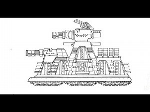 How To Draw Cartoon Tank Hybrid KV-99 Dorian | Valhalla Toons - Cartoons About Tanks
