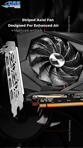 Graphics Processing Unit AMD Radeon™ RX 6600 Challenger D 8GB RX6600 CLD 8G Clock: GPU / Memory Boost Clock: Up to 2491 MHz / 14 Gbps Game Clock: Up to 2044 MHz / 14 Gbps Base Clock: 1626 MHz / 14 Gbps Key Specification 7nm AMD Radeon™ RX 6600 8GB GDDR6 AMD RDNA™ 2 Architecture DirectX 12 Ultimate PCI® Express4.0 Support 1 x 8-pin Power Connector 3 x DisplayPort™ 1.4 with DSC / 1 x HDMI™ 2.1 VRR Key Features Dual Fan Design Striped Axial Fan Ultra-fit Heatpipe Stylish Metal Backplate 0dB Silent 