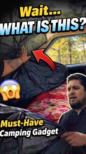 Wait… What Is This? Best Camping Privacy Hack! #gadgets #shorts